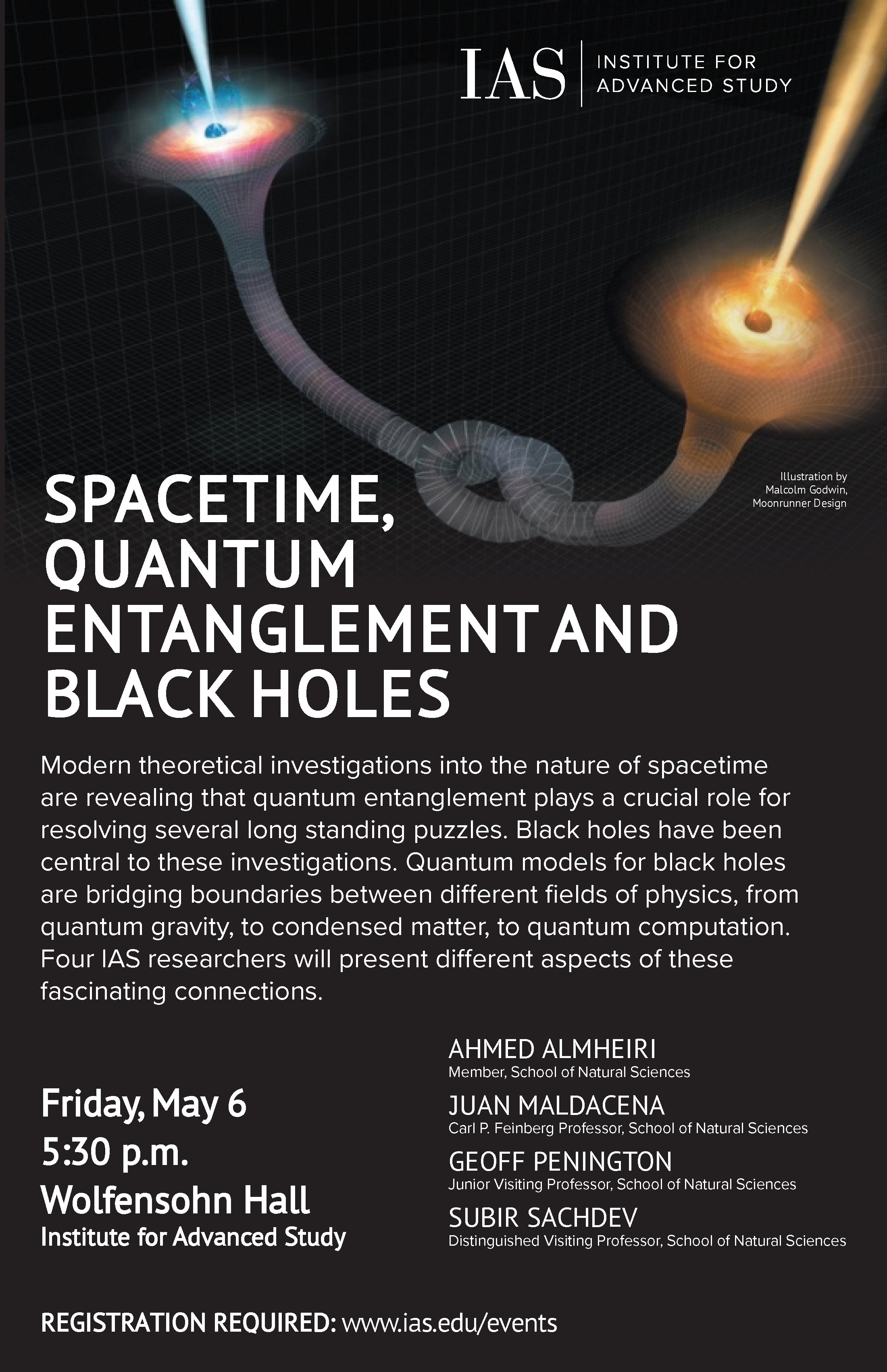 Spacetime, Quantum Entanglement And Black Holes - Events | Institute ...